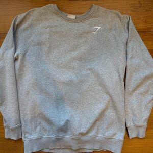 Gymshark Light Gray Crewneck Men's Sweater
